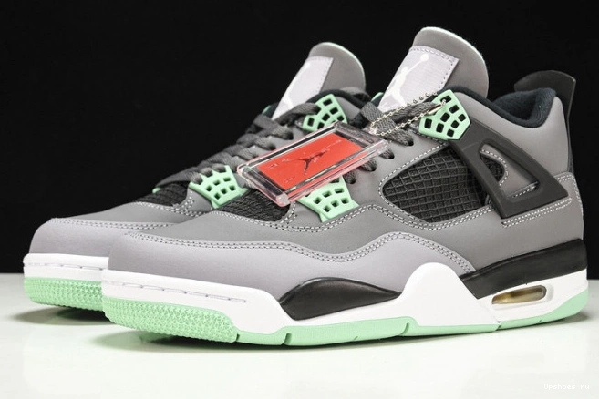 308497-033 Retro 4 Glow Air Jordan Green 0711